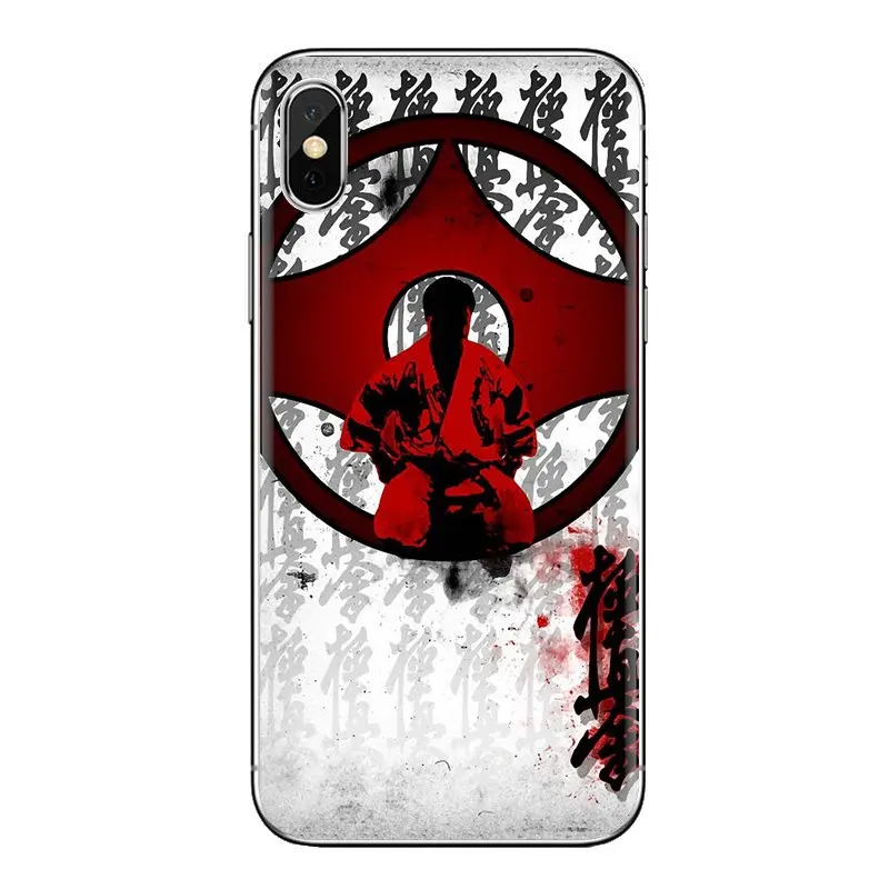 Silicone Shell Case For Samsung Galaxy S2 S3 S4 S5 MINI S6 S7 edge S8 S9 Plus Note 2 3 4 5 8 Coque Fundas Oyama Kyokushin Karate |