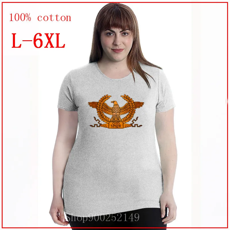 Новинка 2020 горячая Распродажа женская летняя футболка Римский Медный Орел
