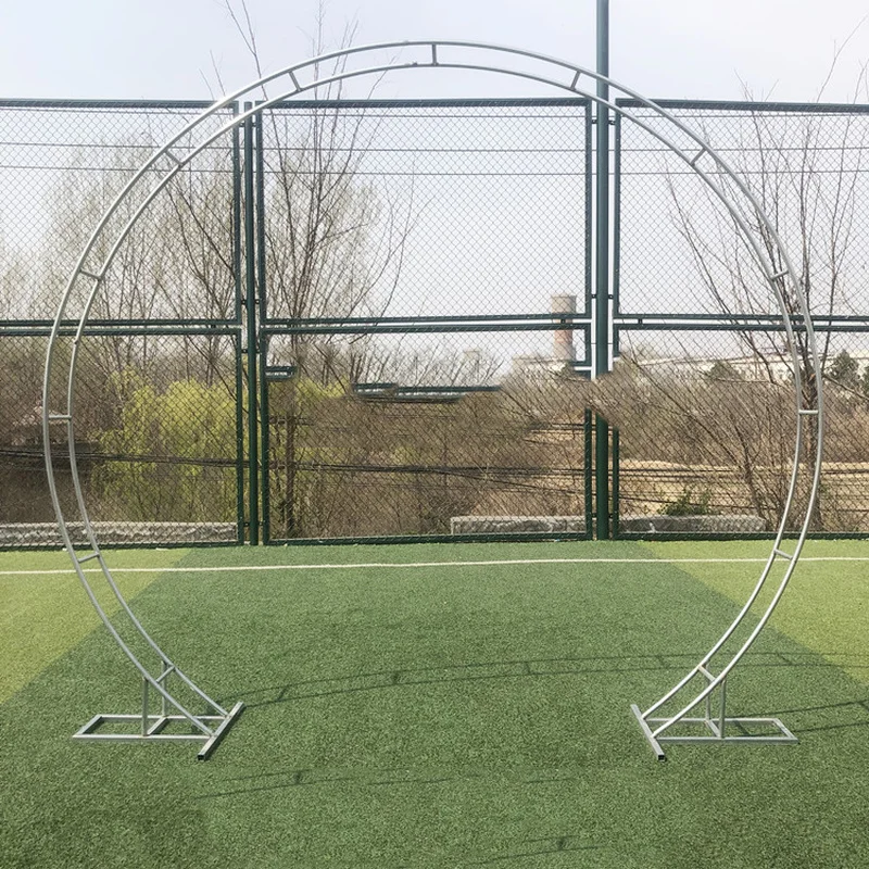 Свадебный фон для фотосъемки с круглым кольцом и арочной рамкой сценические