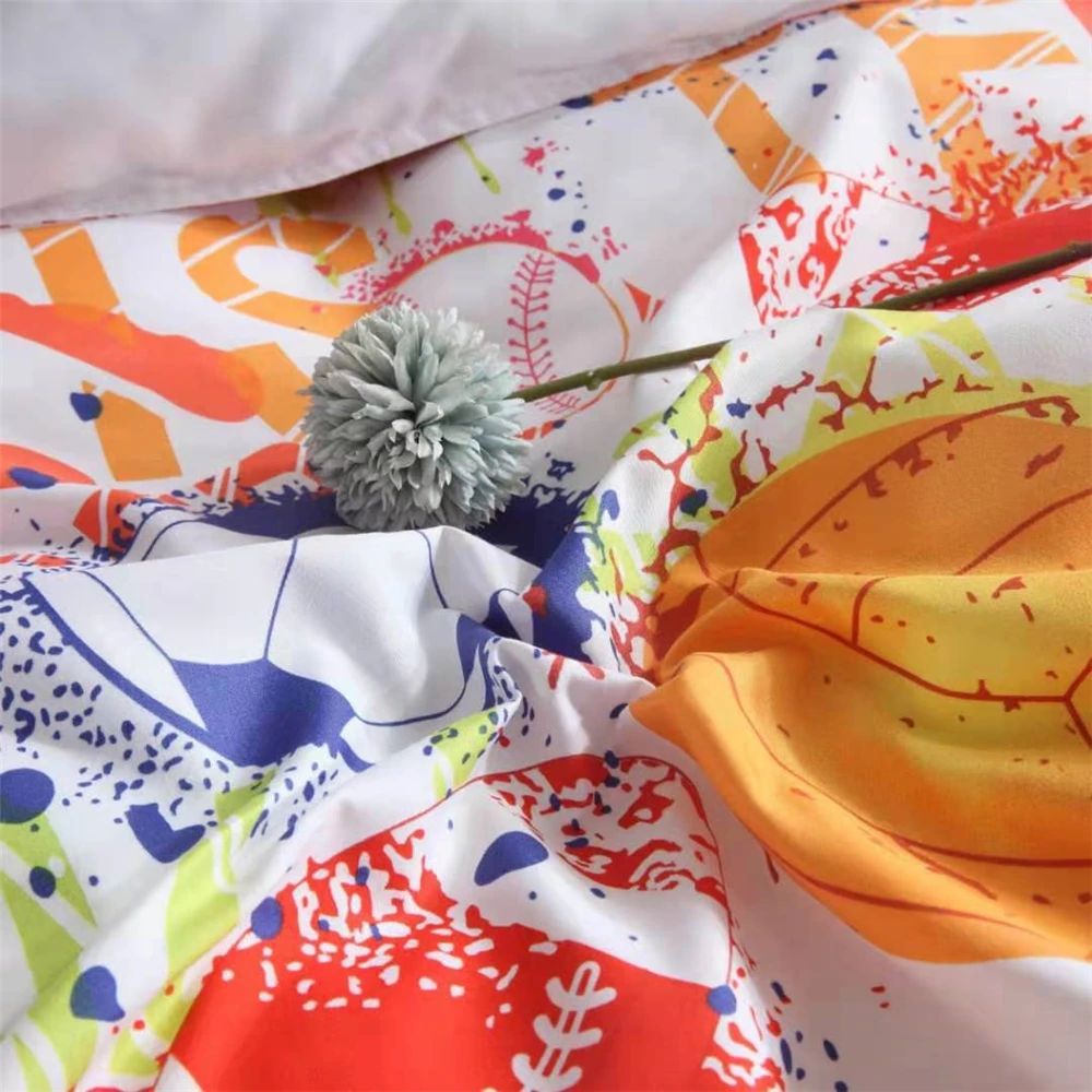 Постельное белье для мальчиков с принтом футбольного мяча Детский Комплект