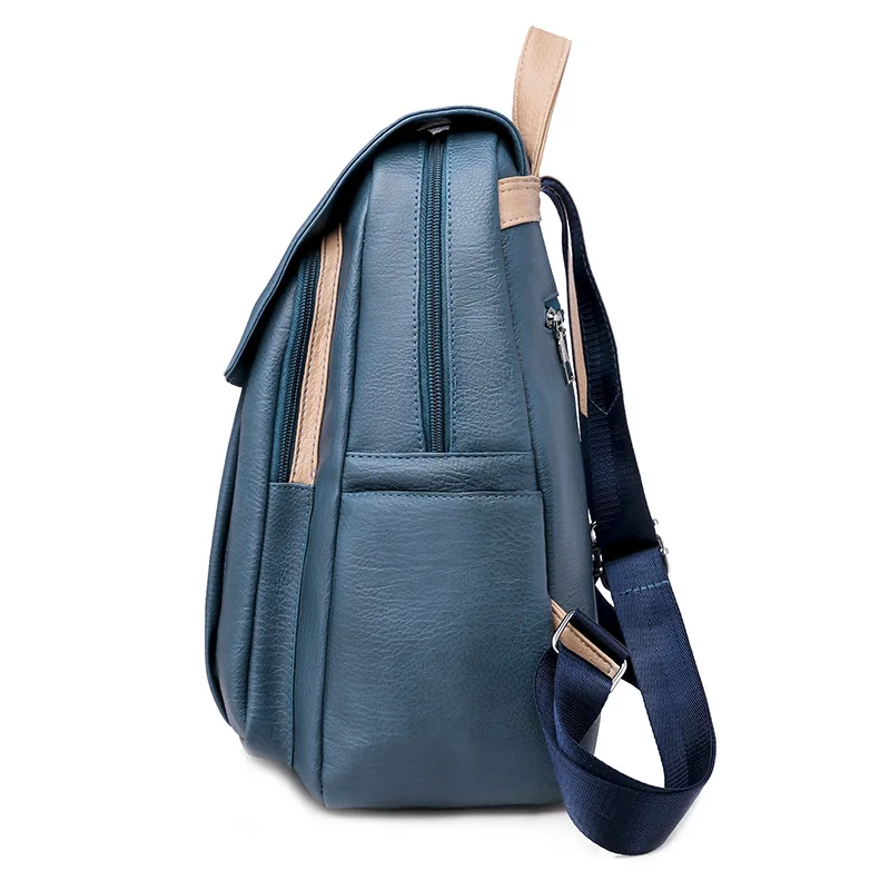 

New Arrive luxury girls college school bagpack women daily casual pu leather backpack for ladies