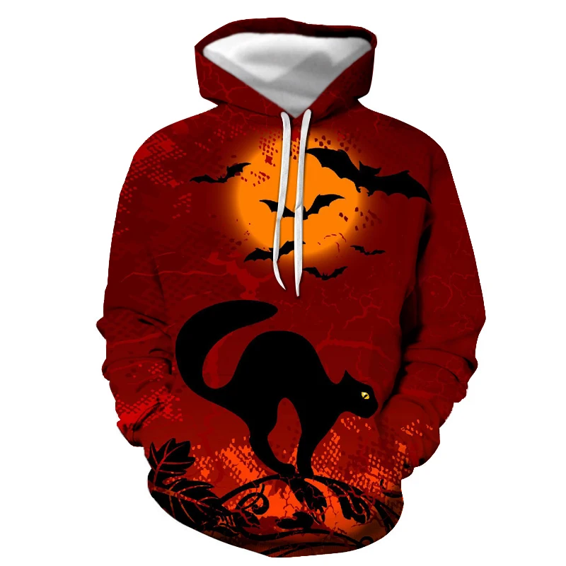 Хип хоп стиль череп Джек мисс 3D Толстовка Хэллоуин забавная куртка мужская