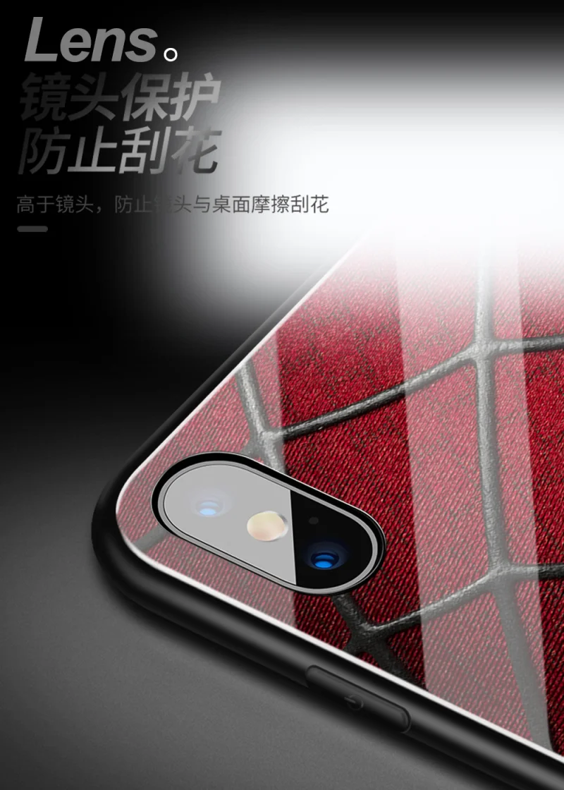 venom чехол из закаленного стекла для телефона для iPhone 6S 7 8PLUS XS MAX светодиодный роскошный стеклянный чехол для телефона