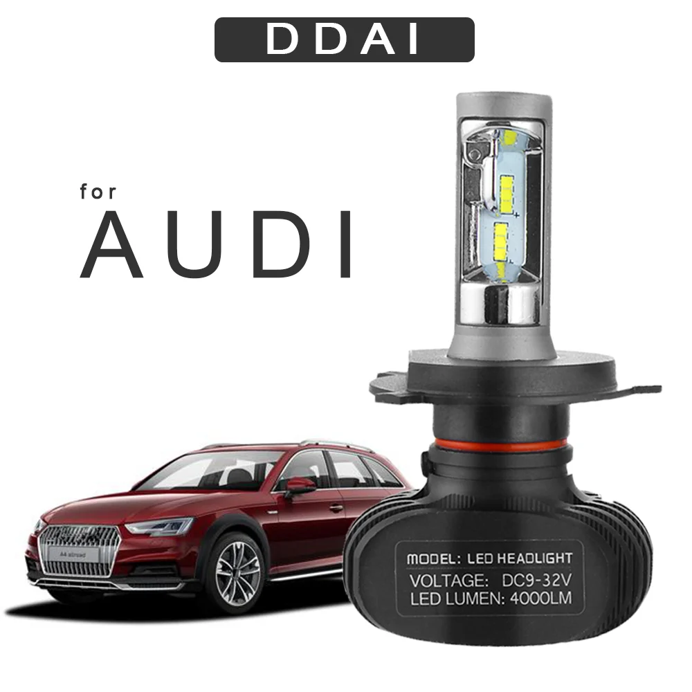 DDAI лампа CSP H4 Led H7 автомобильные фары для AUDI A1 A3 A5 A7 A8L Q3 Q5 Q7 Светодиодные