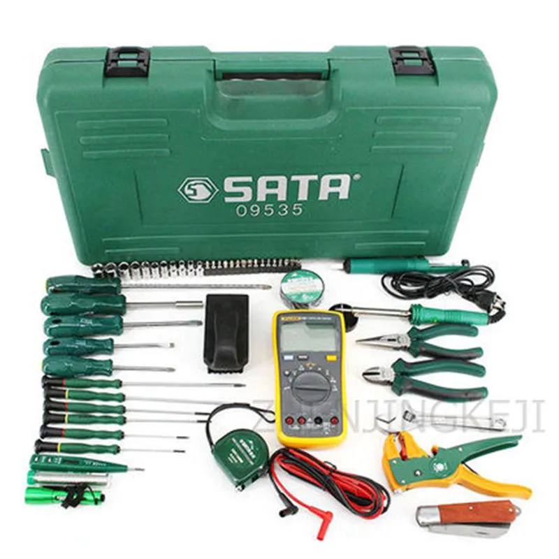 

53 части телекоммуникационных инструментов электрик специальный набор инструментов домашний аппаратный инструмент комплексное сочетание