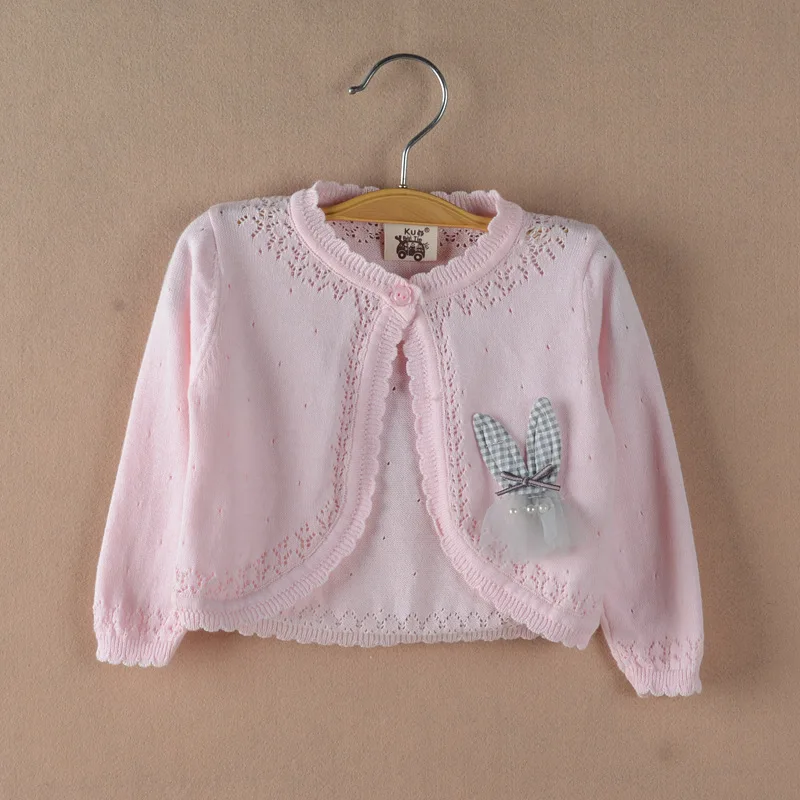 Кардиган для девочек свитер куртка 100 хлопок верхняя одежда 1 2 4 6 8 лет детская