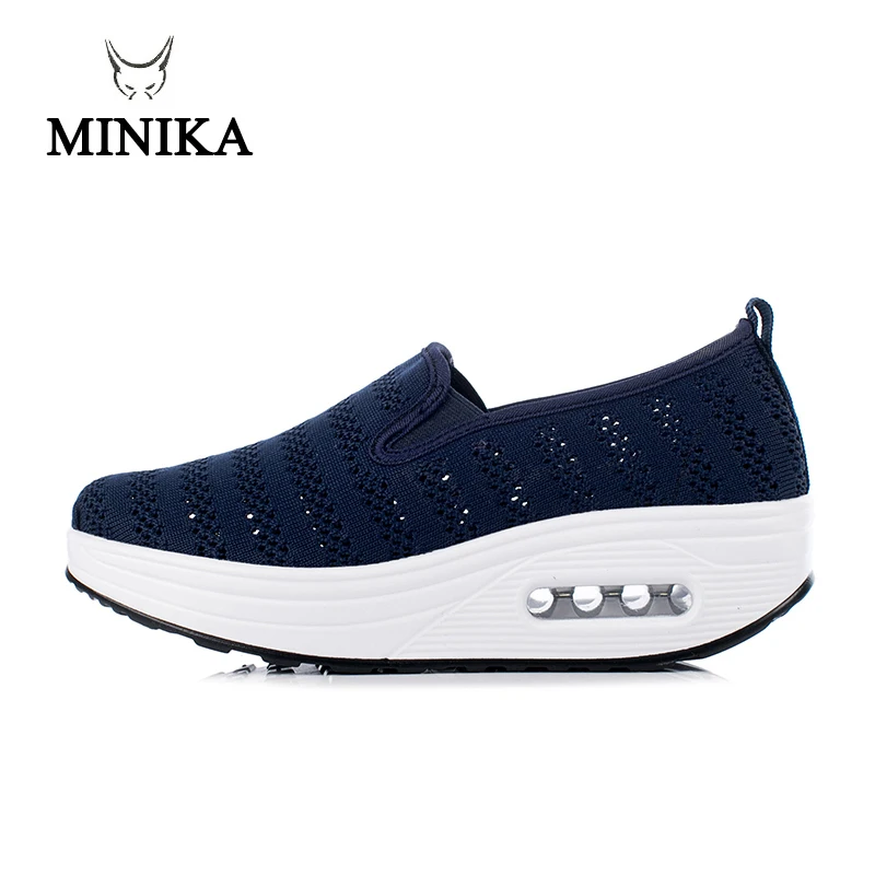 Женские кроссовки для фитнеса на танкетке модная спортивная обувь увеличивающая