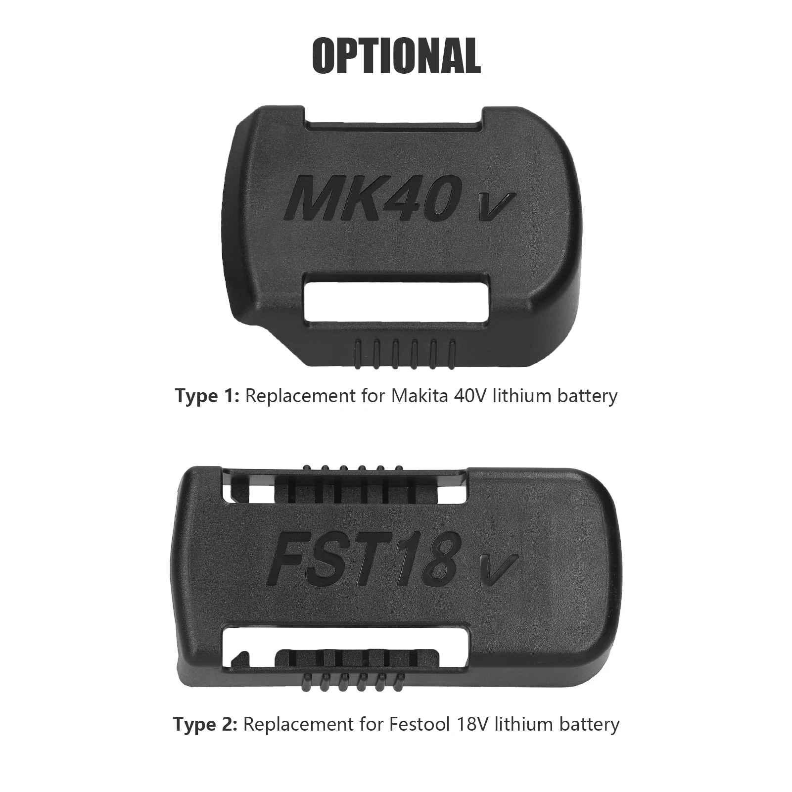 

5PCS Battery Mount Replacement for Festool 18V Li-ion Battery Wall Clip Belt-Type Battery Organizer Holder for Lithium Batteries