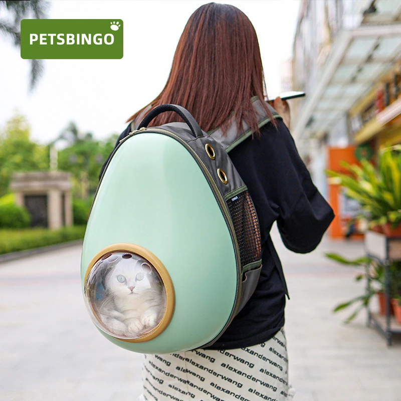 

PETSBINGO Dog Bag Portable Cat Backpack Breathable Puppy Carrying Pet Shoulders Bags Space Capsule for Kitty 8kg Pets Supplies