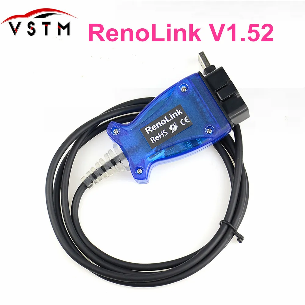 Профессиональный Автомобильный Диагностический кабель RENOLINK V1.52 ECU Программатор