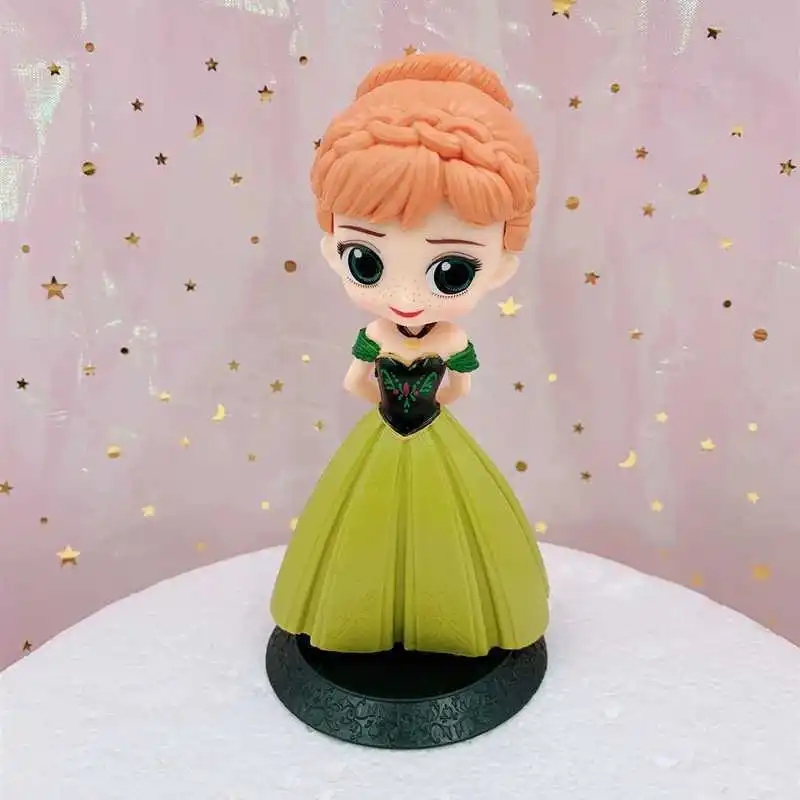 10 видов стилей Q Posket Sophia Snow Queen Эльза и Анна Фигурки игрушки куклы Aurore 17 см ПВХ