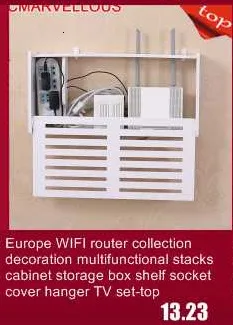 Экранирование приема креативный беспроводной Европейский wifi многофункциональный ящик вешалка стеки гнездо крышка шкаф полка для хранения