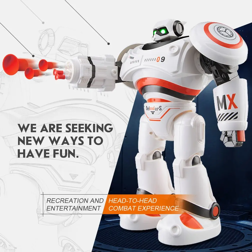 Радиоуправляемый робот R1 программируемые ходячие танцевальные боевые защитники