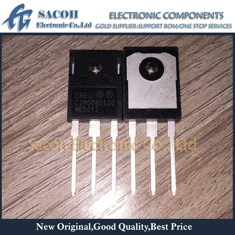 5Pcs C2M0080120D or C2M0080120 TO-247 31.6A 1200V 80Mohm Silicon Carbide Power MOSFET