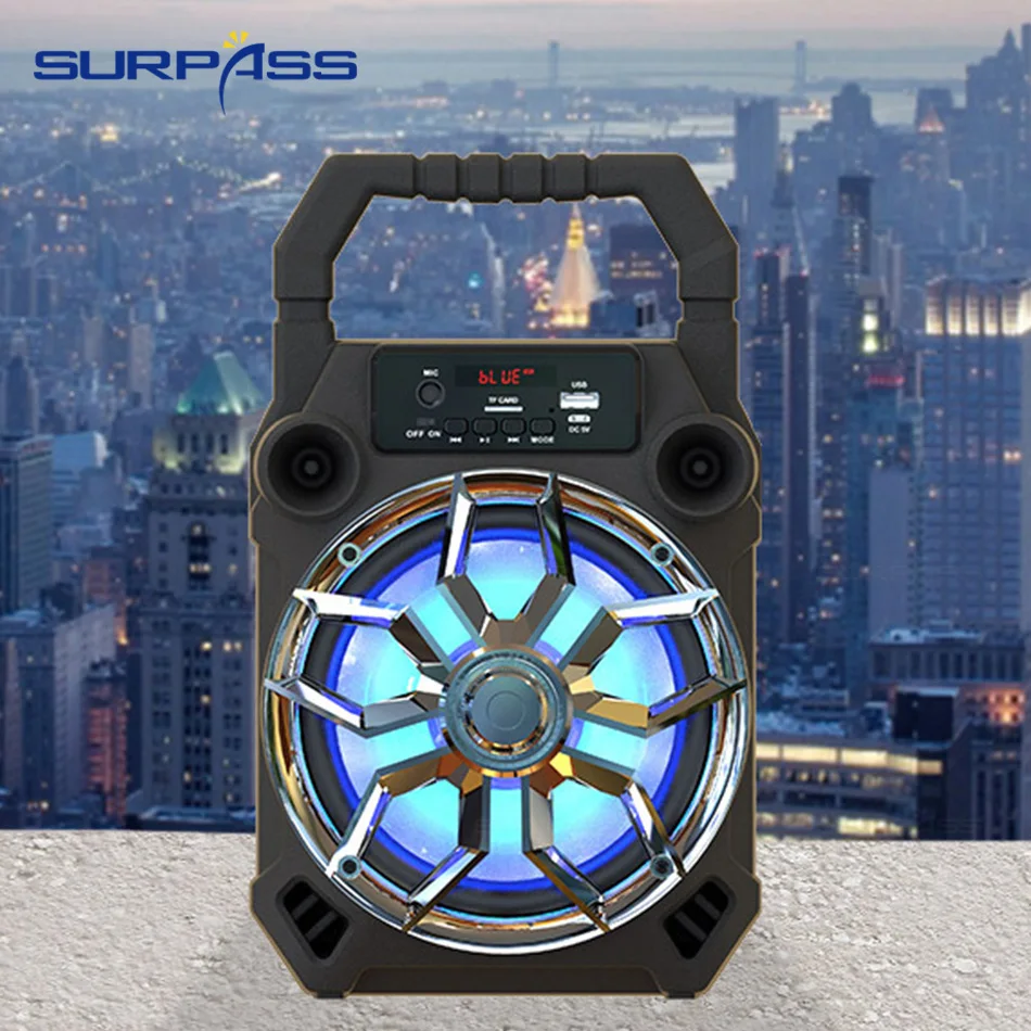 Портативная Высококачественная Bluetooth караоке система динамик на колесиках 6 5