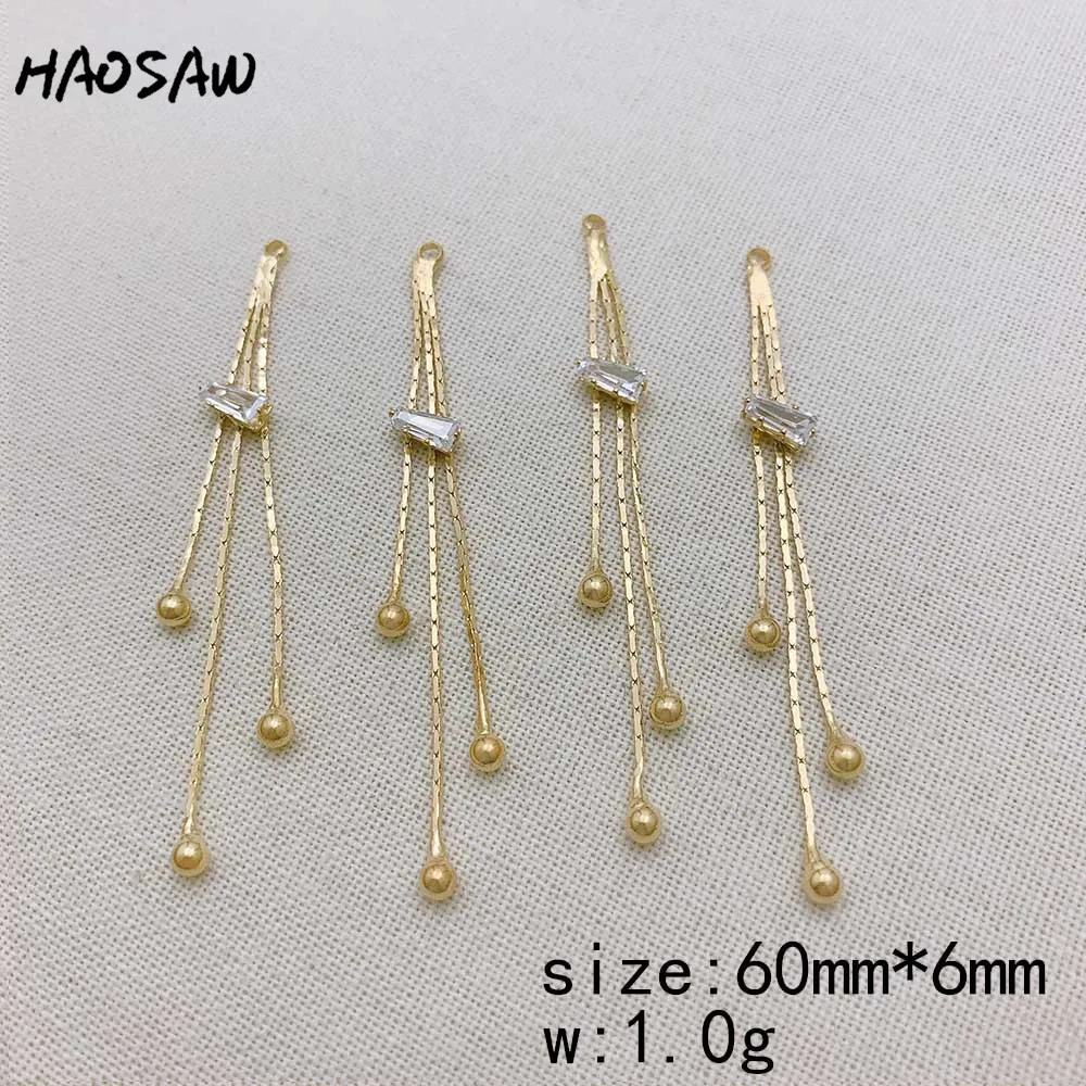 HAOSAW на выбор 4 шт./лот ювелирные изделия аксессуары/CZ Chian/изготовление