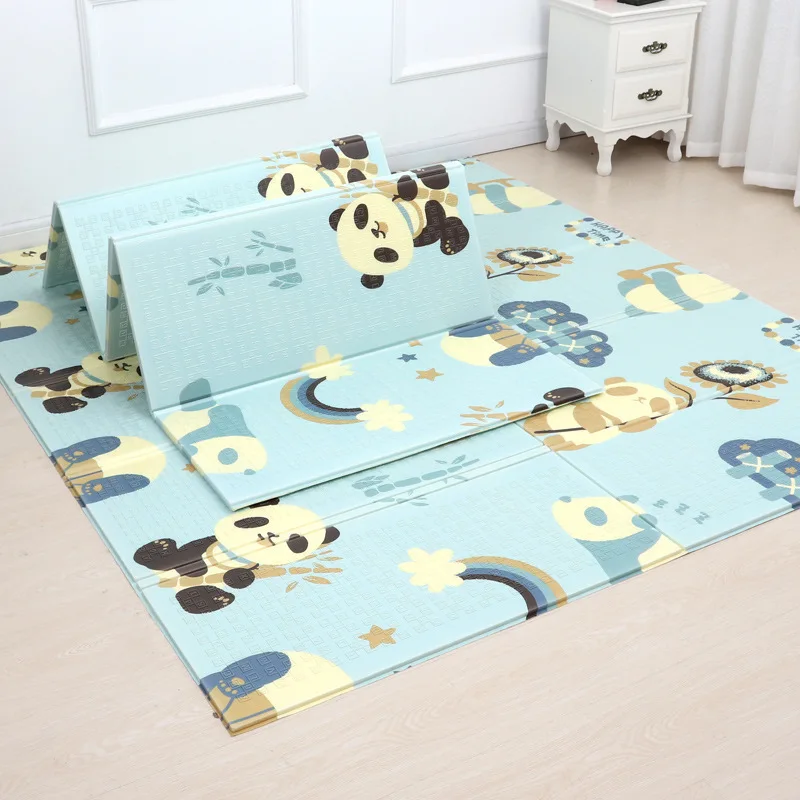 Baby Play Mat Foldable Children's Crawling Carpet Puzzle Mat Puzzle Children's Activity Carpet Folding Carpet Floor Game Toy