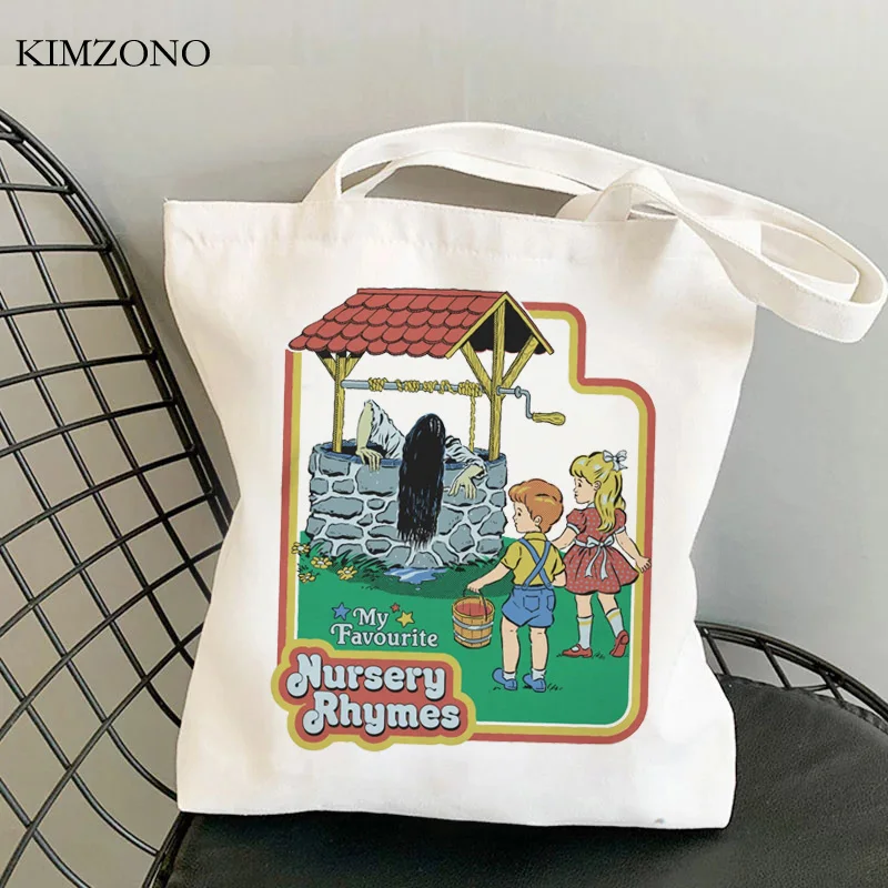 

Satan shopping bag handbag shopper grocery cotton reusable shopping bag string boodschappentas fabric bolsas ecologicas cabas