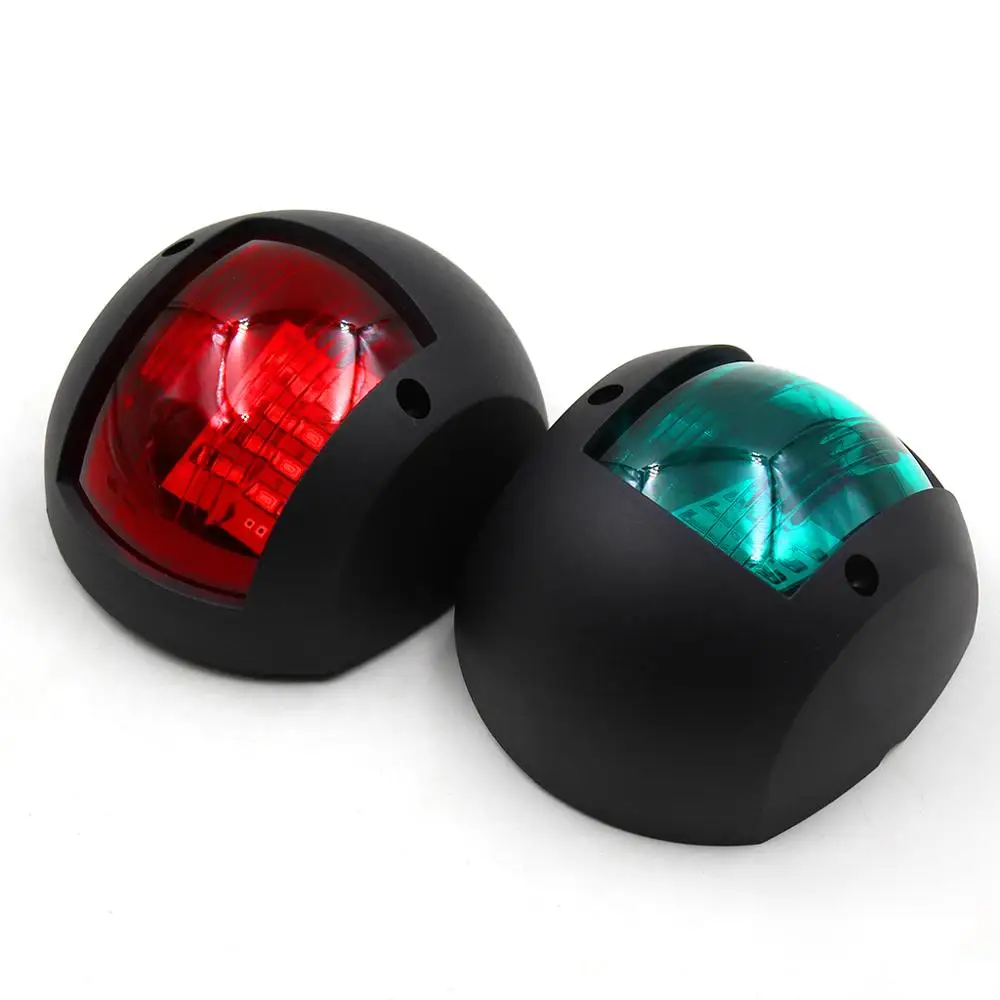 Красный/зеленый светодиодный навигасветильник свет сигнальная лампа 12 В 24