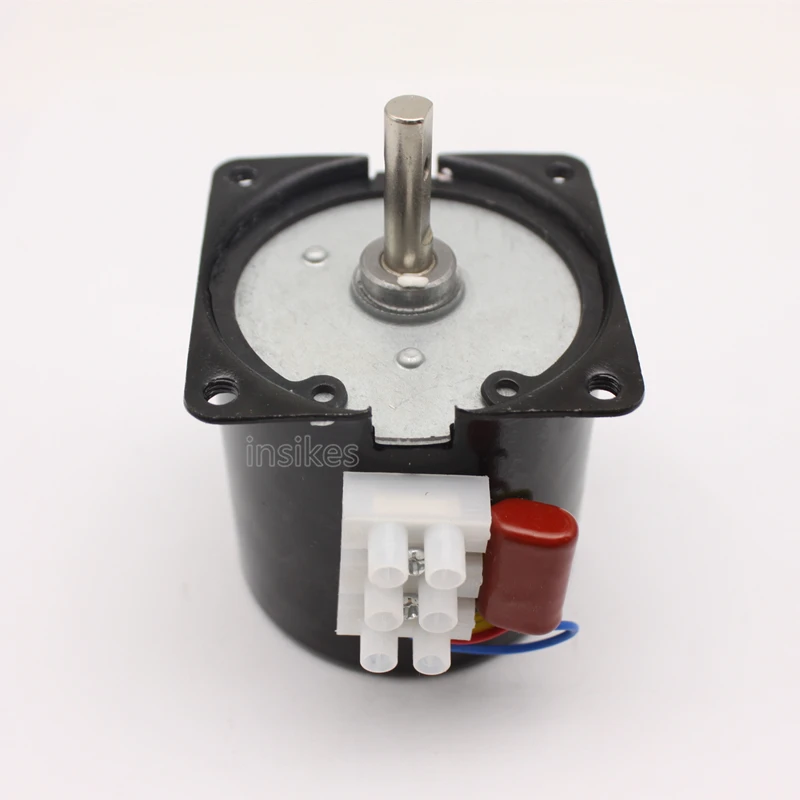 60KTYZ AC 220 В 14 Вт 50/60 Гц AC синхронный двигатель CW/CCW 1 об/мин 2,5 об/мин 5 об/мин 8 об/мин 10 об/мин 15 об/мин 20 об/мин 30 об/мин 50 об/мин 60 об/мин 80 об/мин 110 об/мин
