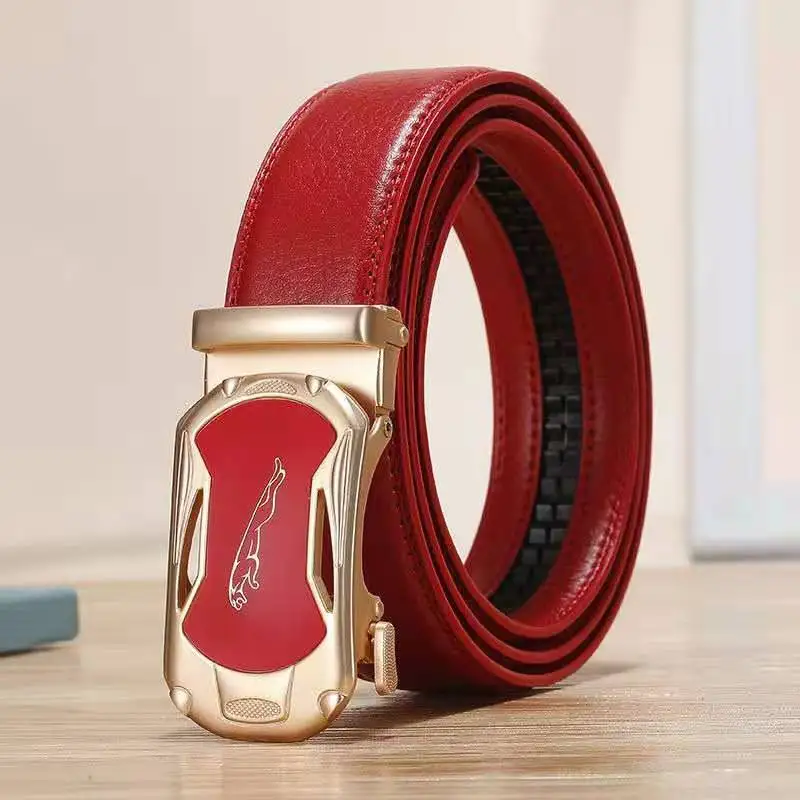 

Women Genuine Leather Belt For Female Strap Casual All-match Ladies Adjustable Belts Designer Automatic belt buckle