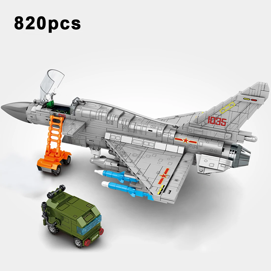 

820 шт., Детский конструктор «Аэрокосмическая серия»