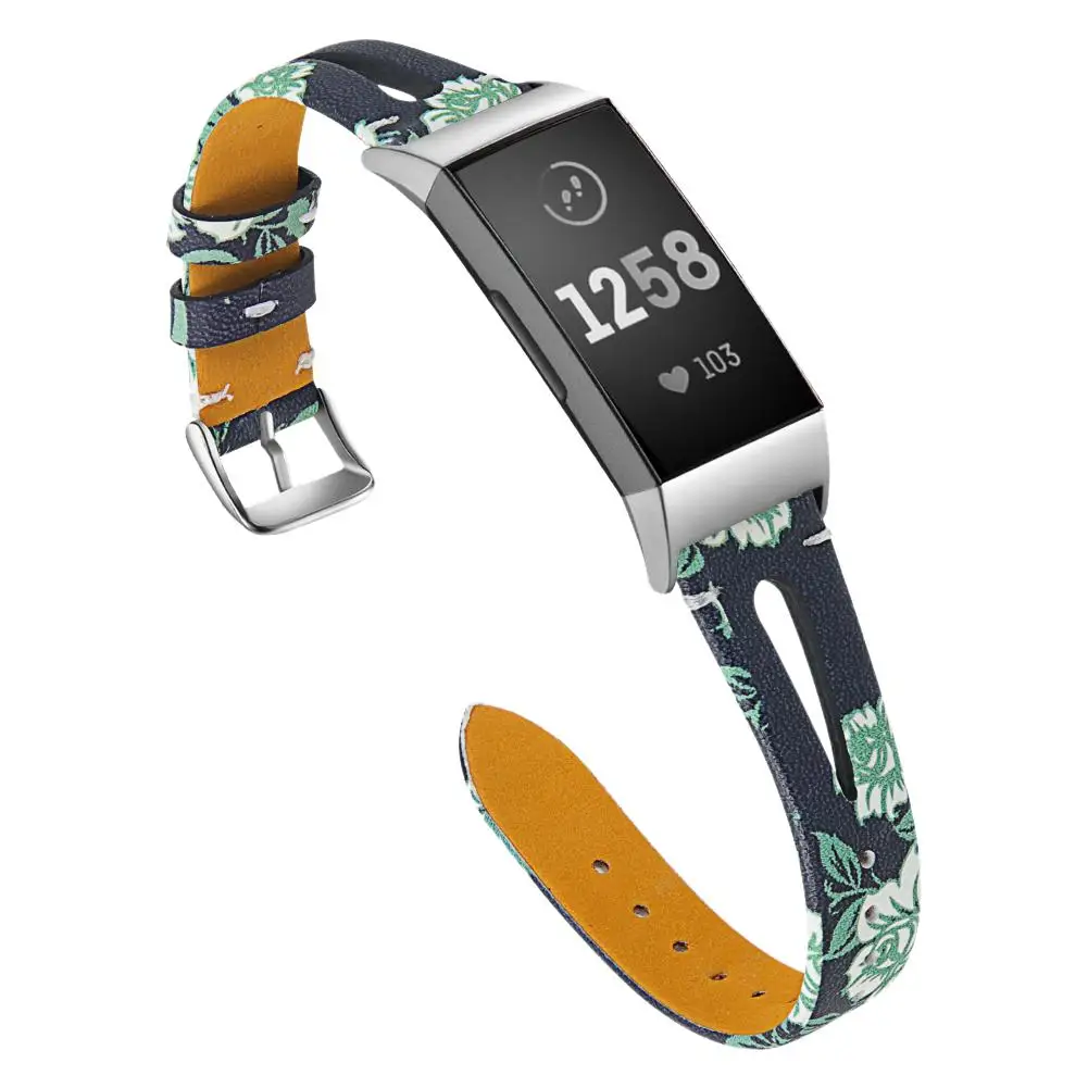Ремешок для Fitbit Charge 3 Смарт-часы сменный Браслет часы кожаный стильный ремешок для Fitbit Charge3 ремешок для часов