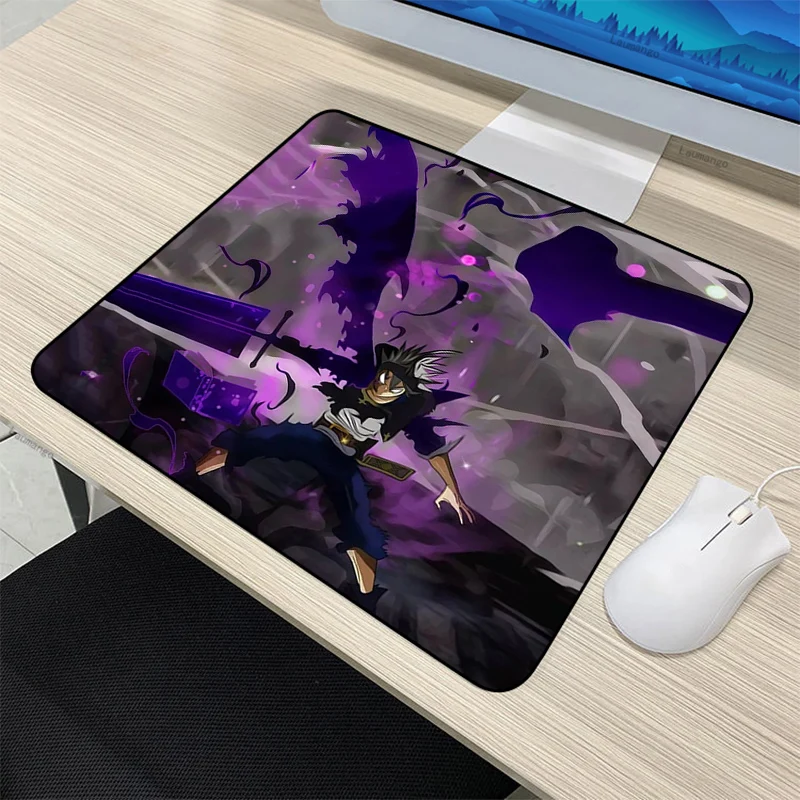 

Small Black Clover Mouse Pad Anime Gaming Accessories Keyboard Carpet PC Gamer Desk Mat Varmilo Laptop Tapis De Souris Mousepad