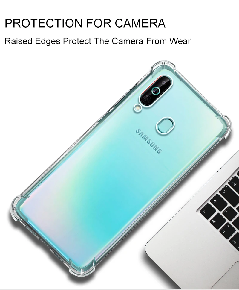 Противоударный чехлов из термопластичного полиуретана(TPU чехол для samsung Galaxy Note 10 Pro A90 A80 A70 A60 A50 A40 A30 A20E A10S A20S A2 J2 Core M30S M20 M10