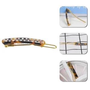 Распродажа, прямоугольные акриловые заколки для волос