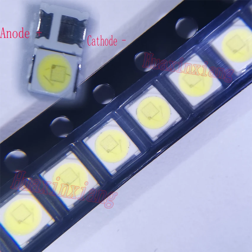 

100pcs/Lot SMD LED 1.5W 2835 3V Cool White For TV Repair Backlight Application