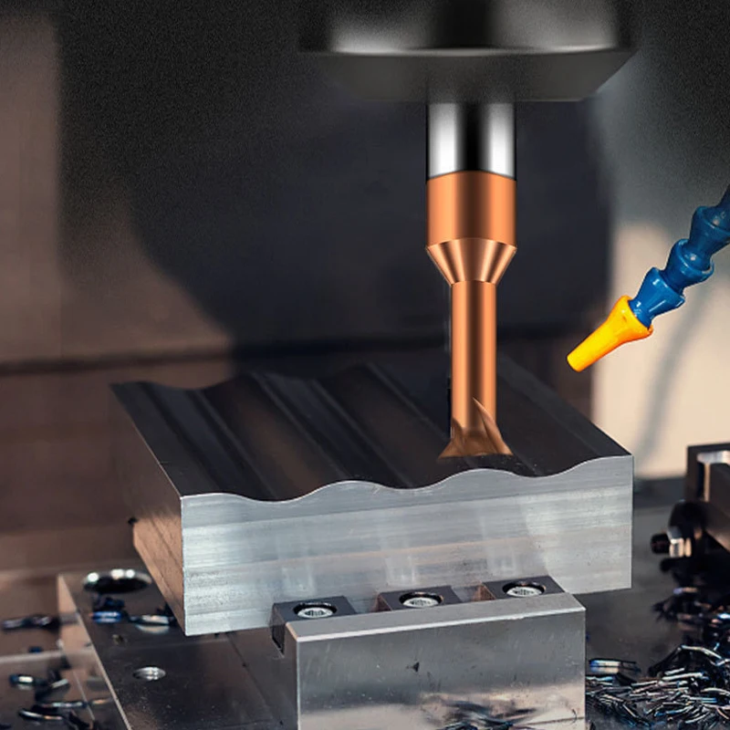 Вольфрамовый кобальтовый сплав четыре лезвия Карбид нож ласточкин хвост 45 60