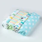 4 шт.лот, 100% хлопок, детские мягкие пеленки, пеленки для новорожденных, муслиновые пеленки для малышей