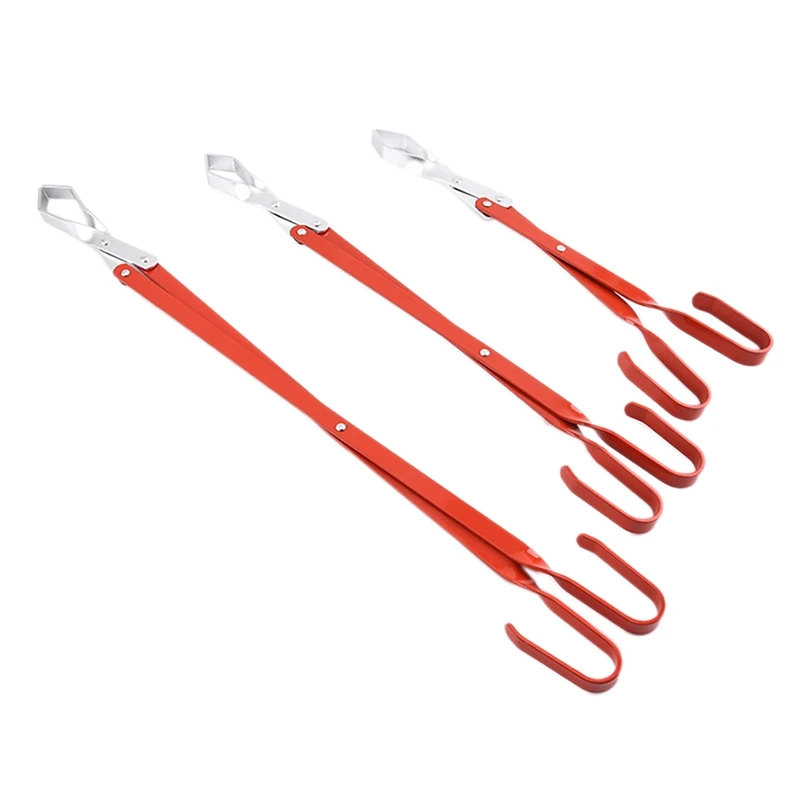 

3 Pcs Aluminum Barbecue Scissors Pliers Lightweight And Strong Lengthened Barbecue Pliers Barbecue Tool Accessories