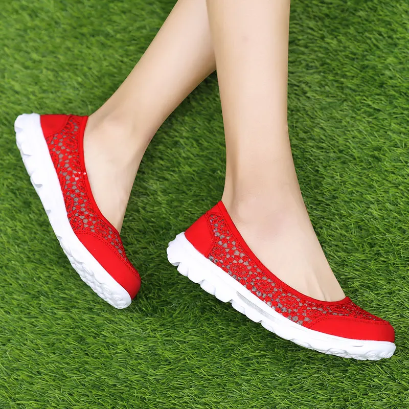 Новая женская обувь noenname_ul повседневная Вулканизированная дышащая сетчатая