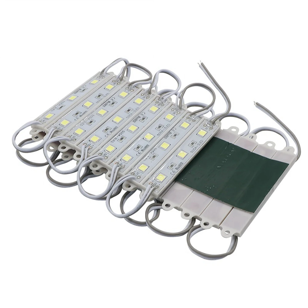 

SZYOUMY ультра яркий SMD 5054 светодиодный модуль светодиодная подсветка для знака DC12V 3led Высокий люмен IP65 водонепроницаемый CE ROHS