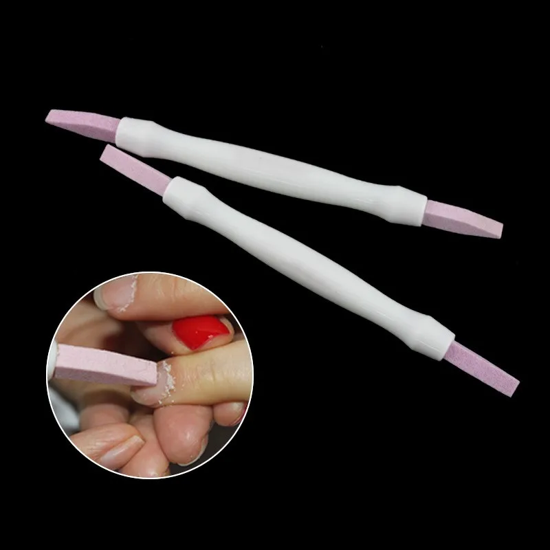 1 шт. 2 способа скраб камень пилки для ногтей буферная маникюрная палка