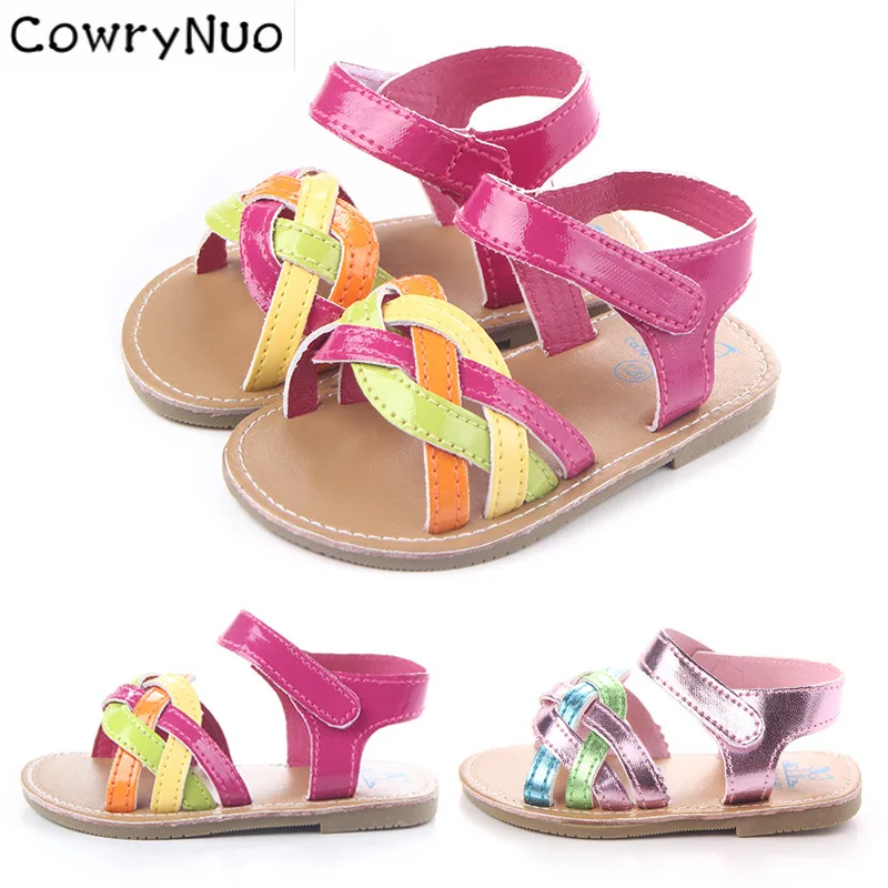 Новинка детские сандалии Нескользящие уличные с жесткой подошвой для