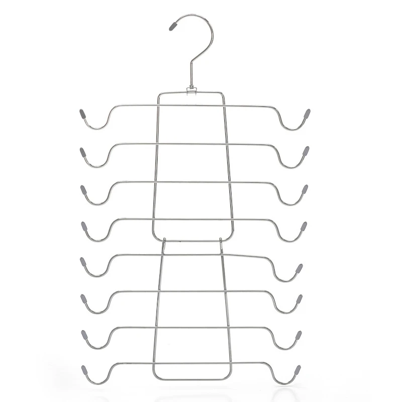 

New Multi-Layer Underwear Hanger Foldable Alloy Clothes-rack Clothes Storage Accessory for Tie Scarf Vest LBE