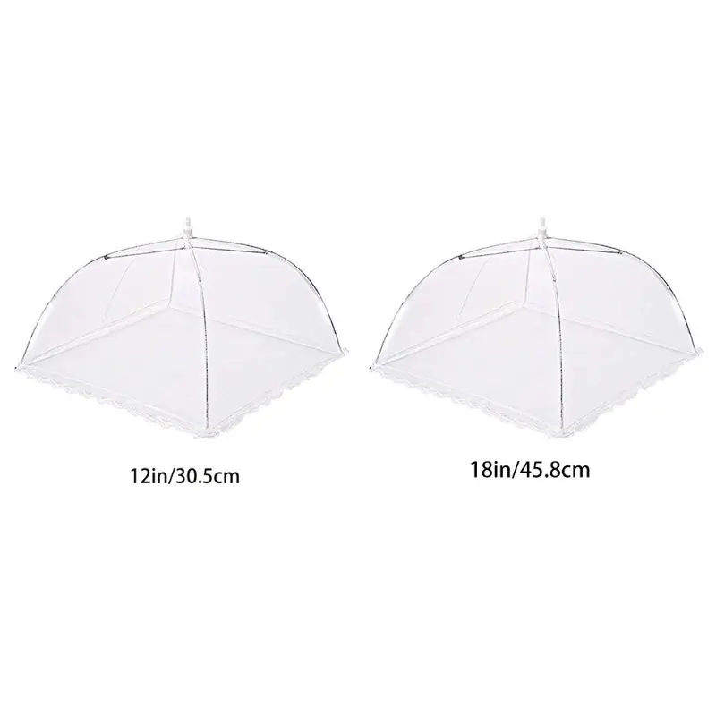 Foldable Lace Food Cover Anti Fly Mosquito Collapsible Picnic BBQ Tent Cookware Accessory | Дом и сад