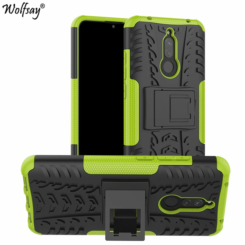 

Wolfsay Cases For Xiaomi Redmi 8 Case Redmi 8 Shockproof Rubber Hard PC Defender Armor Cover For Xiaomi Redmi 8 Cover 6.22" Case