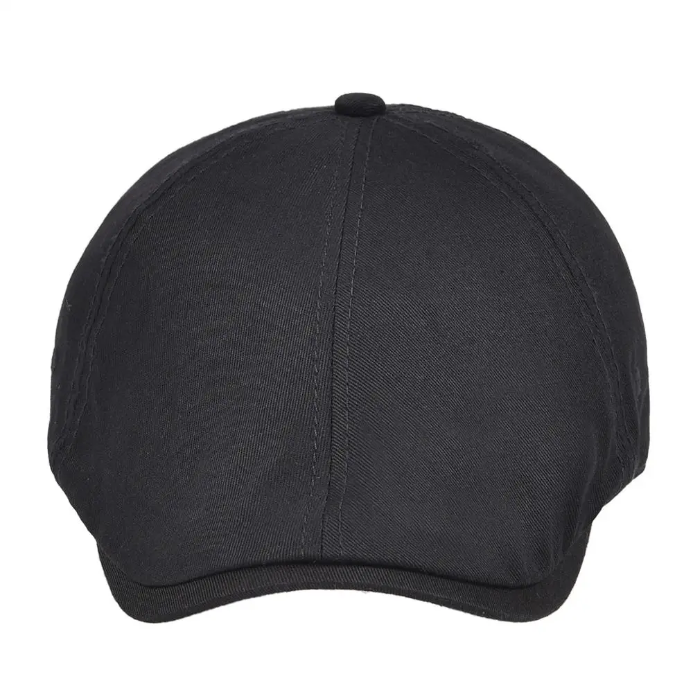 VOBOOM Twill хлопковый плоский плющ кепка мужская женская кофейная коричневая