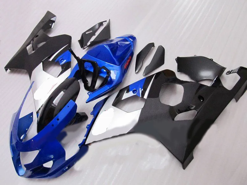 Набор обтекателей ABS для GSXR600 750 04 05 GSXR750 GSX R600 K4 2004 2005 белые черно голубые