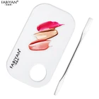 Акриловая палитра, лопатка, стержень, гель-основа, палитра для смешивания теней для век кремовых пигментов, нержавеющая сталь, косметика, макияж, дизайн ногтей, набор инструментов для маникюра