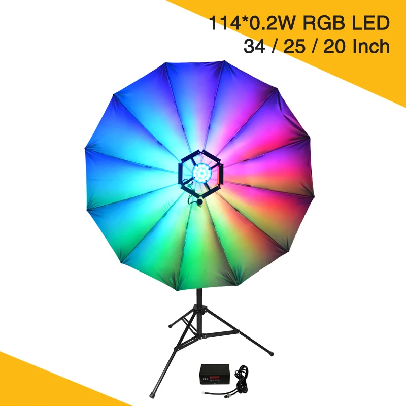 

34 inch 25inch 20inch Magic Blumen Flower DJ Lighting New Stage Effect Umbrella Disco Light For Event Show
