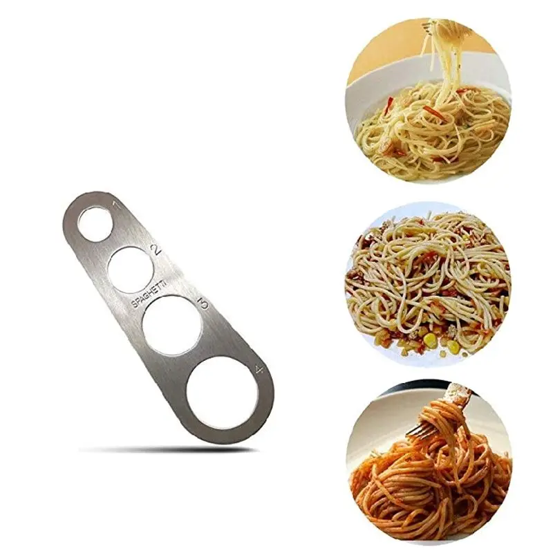 

Stainless Steel Spaghetti Measurer Tool Pasta Portion Control Gadgets 4 Portions