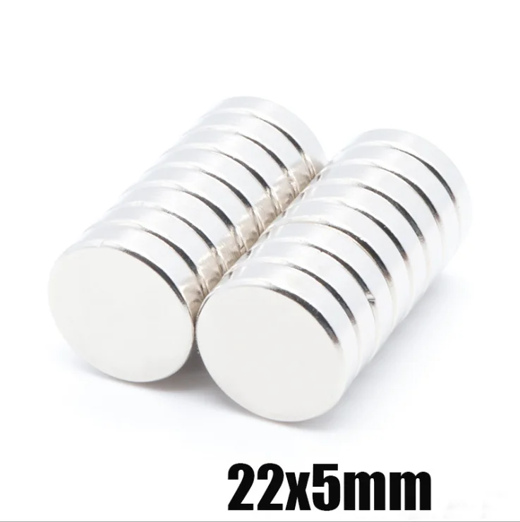 

3pcs22×5mm N50 Neodymium Magnets Rare Earth Round Supper Strong Grade