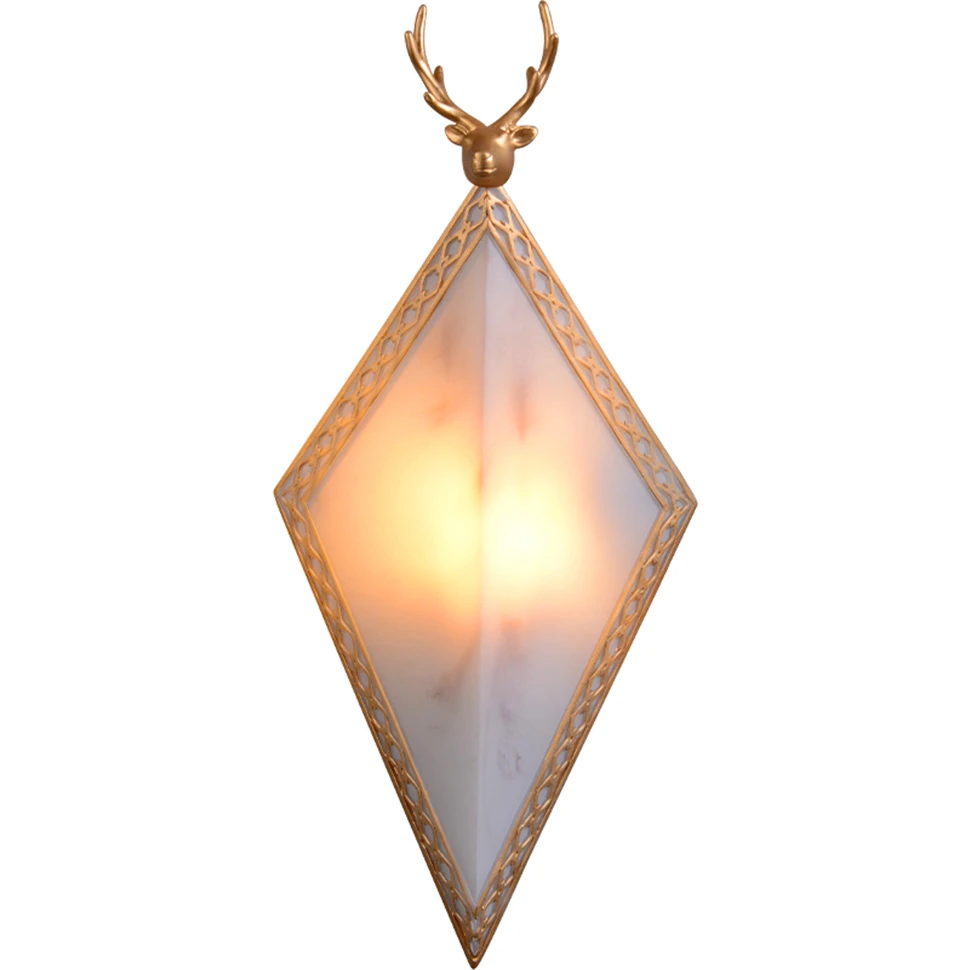 Современная светодиодная настенная лампа с оленем скандинавские креативные