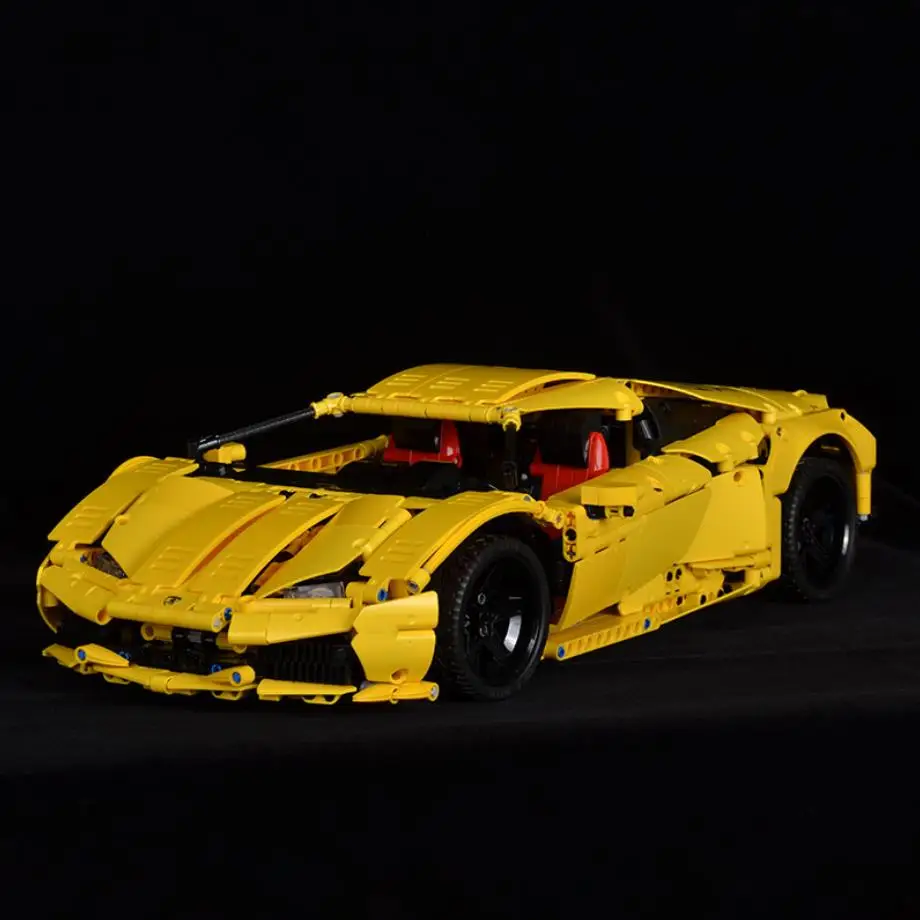 

Technical build block germany bull logo lambor Huracn lp610 Spyder model 2.4Ghz radio remote control vehicle steam brick RC toy