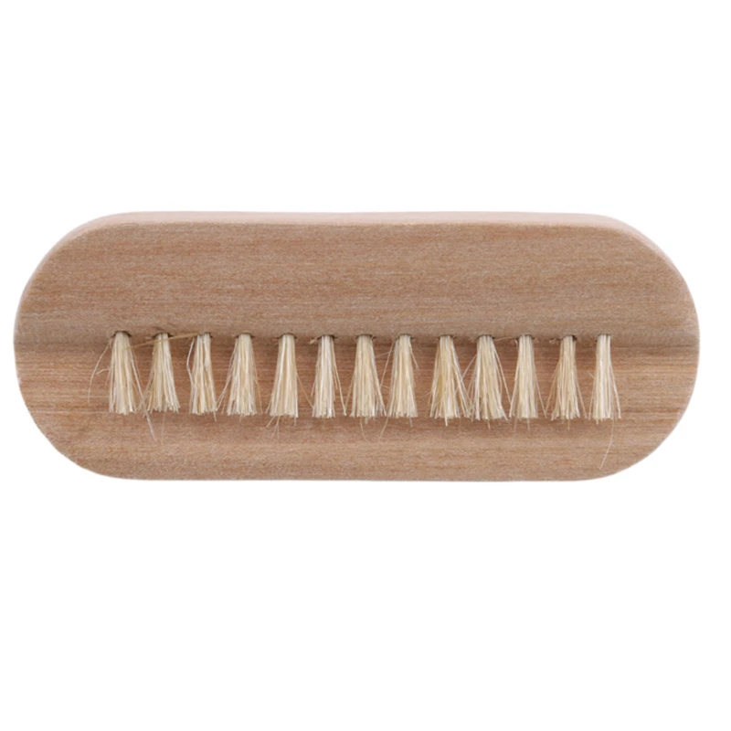 1PC Nail Brush Natural Boar Bristle Beard For Men Bamboo Face Massage That Works Wonders To Comb Beards and Mustache | Красота и